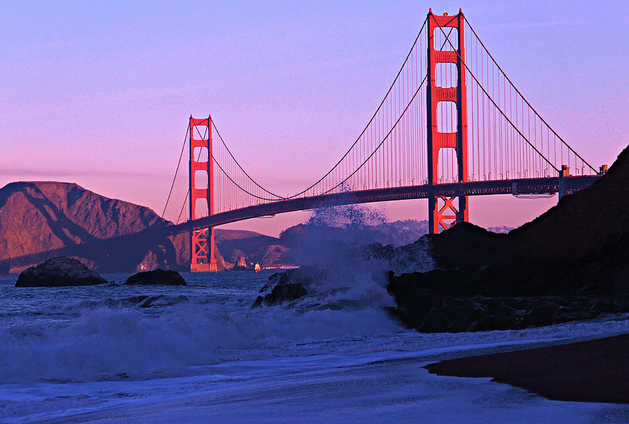  Golden Gate Dawning Photograph by Sean Sarsfield