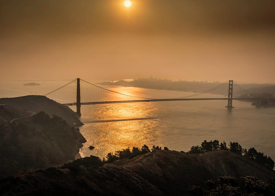 Golden Gate - Marin Headlands Photograph by Michael Cunningham - Fine ...