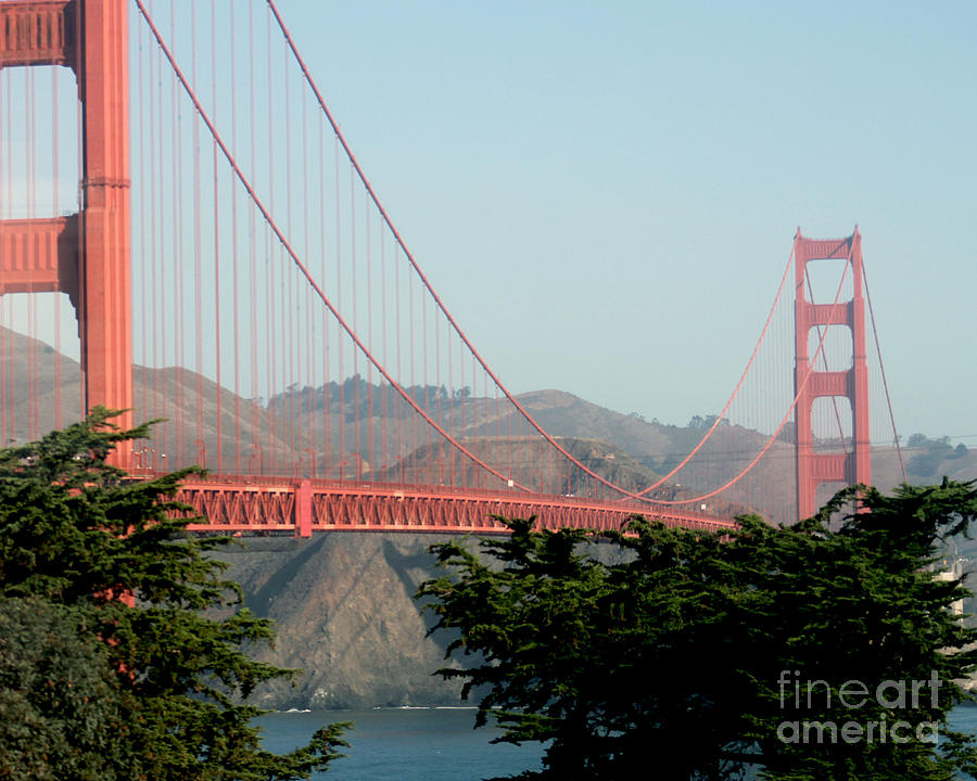 Golden Gate Bridge Photograph - Golden Gate by Michael Lovell