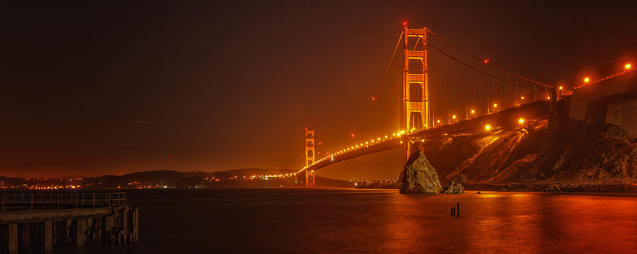Golden Gate Nights 2 Photograph by Jared Perry 