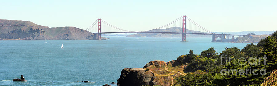 Golden Gate Panorama 3 signed Photograph by Jack Schultz