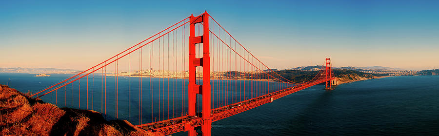 Golden Gate Panorama Photograph by Mountain Dreams