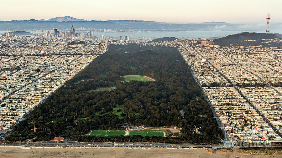 Golden Gate Park in San Francisco Aerial PhotoGolden Gate Park in San Francisco Aerial Photo Photograph by David Oppenheimer
