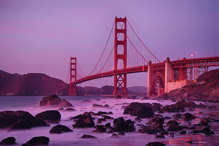 Golden Gate Photograph by Raf Winterpacht