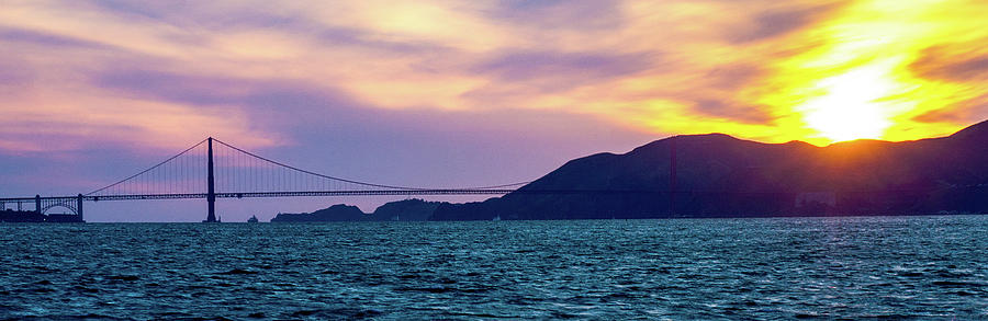 Golden Gate Sunset Photograph