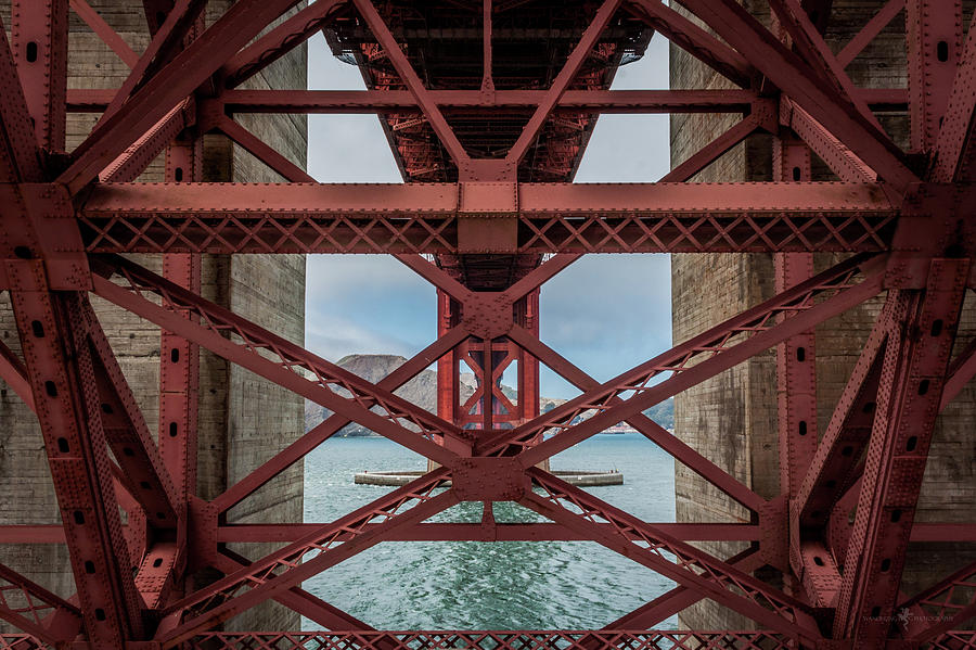 Golden Gate Superstructure Photograph by David Barile
