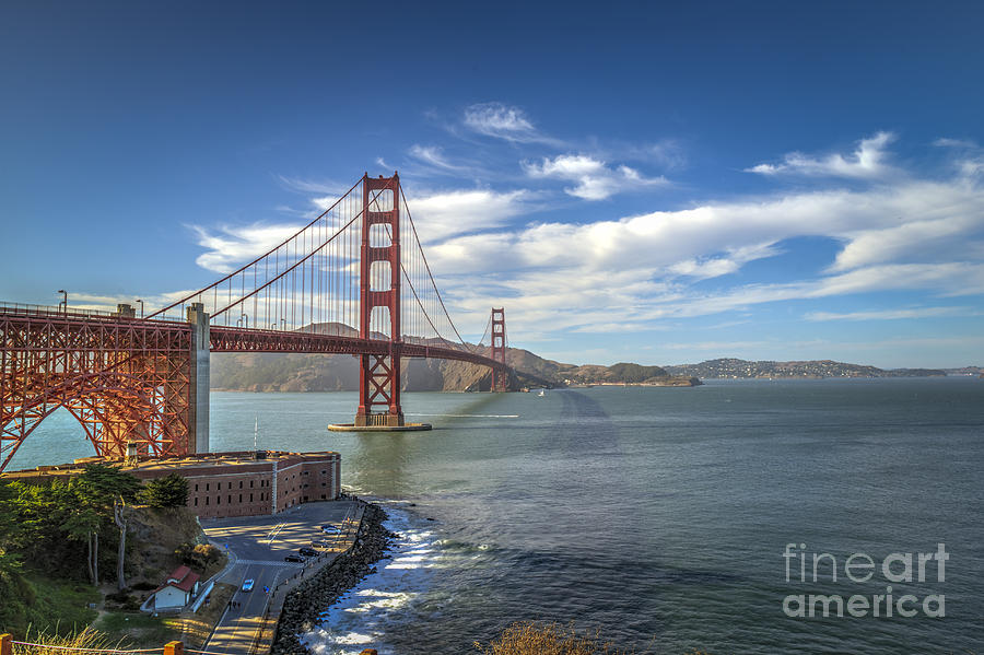 Golden Gate Suspension Bridge Photograph by David Zanzinger