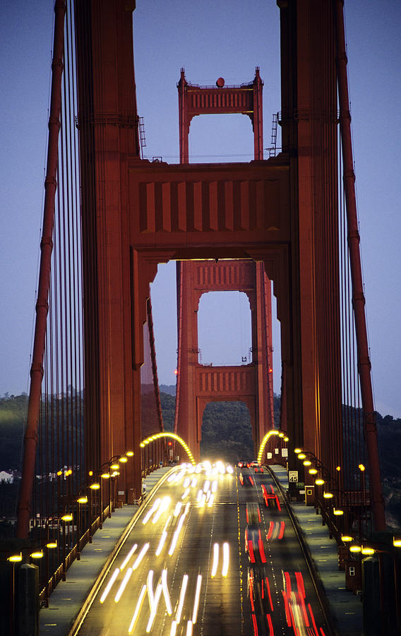 Golden Gate Traffic Photograph by Michael Howell - Printscapes