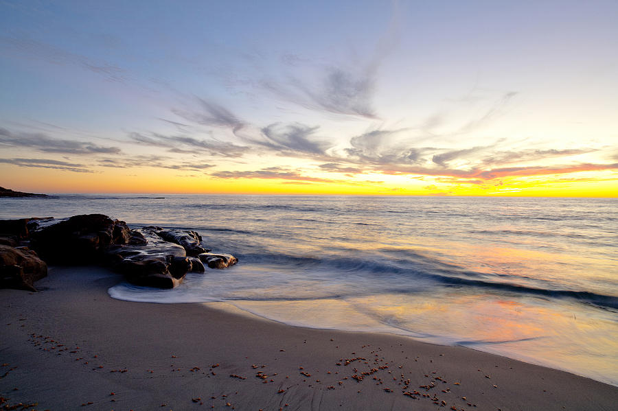 Golden Glory Sunset in La Jolla Photograph by Michael Sangiolo - Fine ...