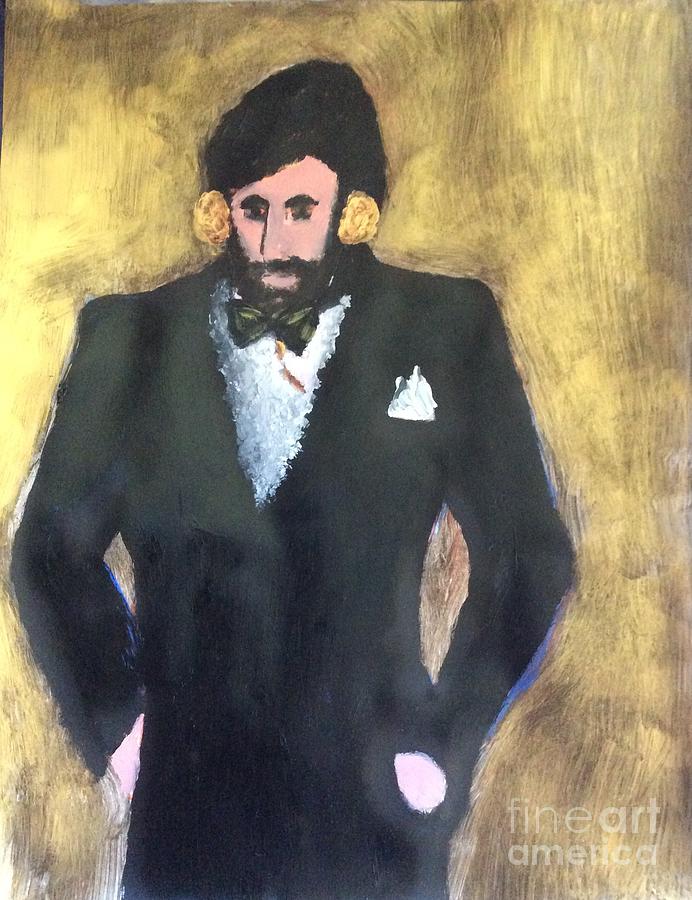 Golden Groom fourteen Painting by Richard W Linford