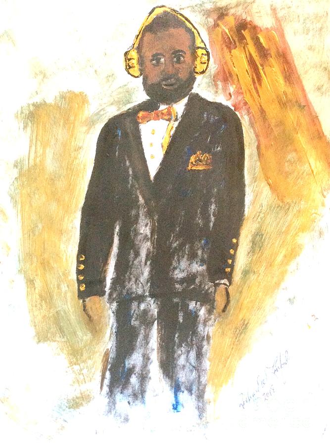 Golden Groom seven a Painting by Richard W Linford