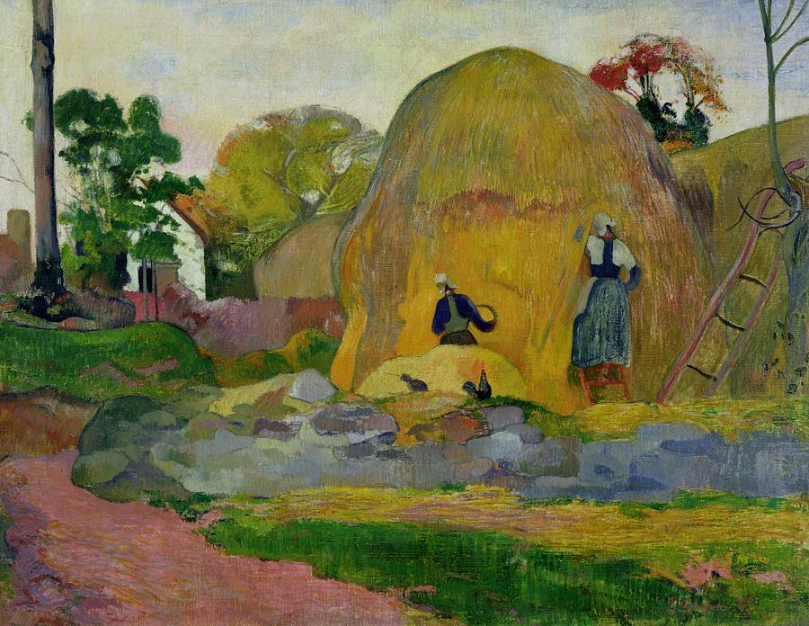 Golden Harvest Painting by Paul Gauguin