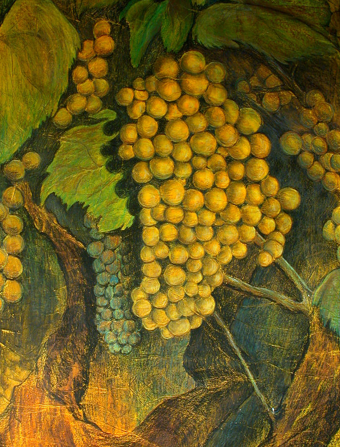 Golden Harvest Painting by Sandy Clift