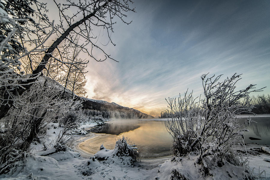 Golden Hour Photograph - Golden Hour At Below Zero by Patti Lynn Golden Hour Photograph - Golden Hour At Below Zero by Patti Lynn