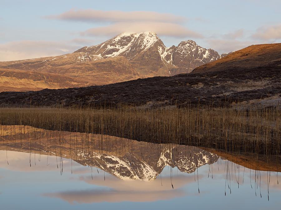 Golden hour at Loch Cill Chriosd Photograph by Stephen Taylor