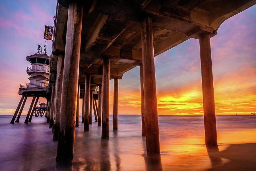 Dodger Stadium at Sunset by Nadim Baki