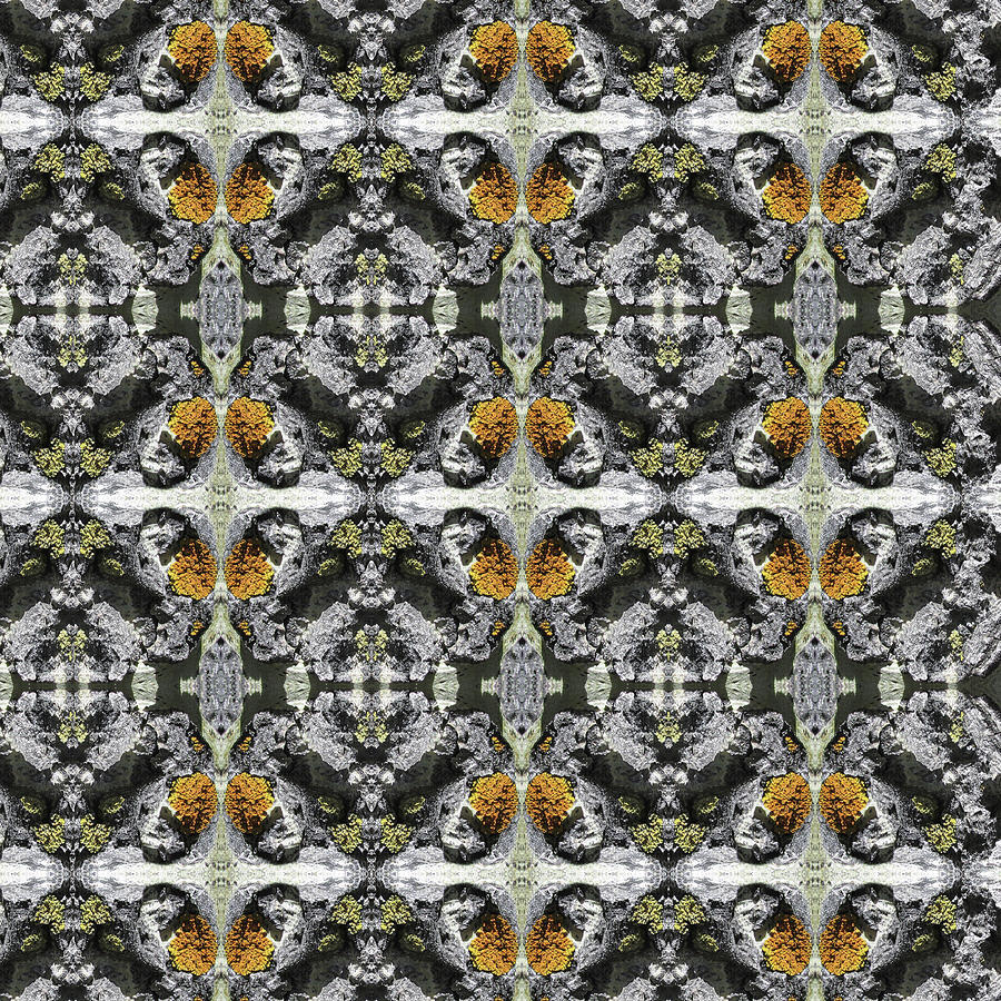 Golden Kaleidoscope Texture v2 Digital Art by Julia L Wright