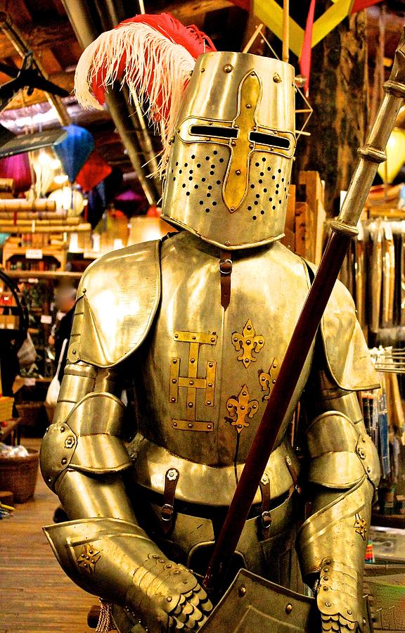 Golden Knight at Coombs Market Photograph by Brian Sereda