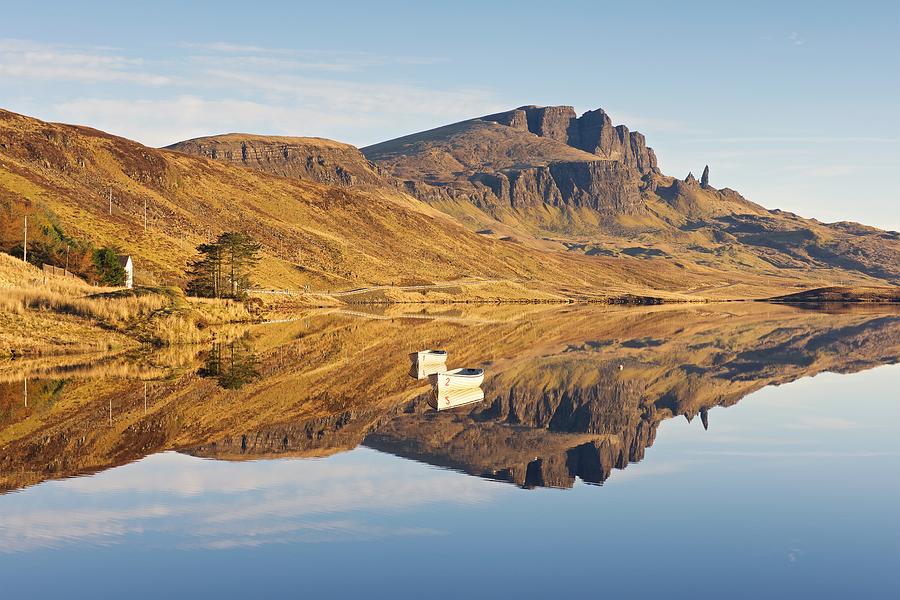 Golden Light at the Old Man of Storr Photograph by Stephen Taylor