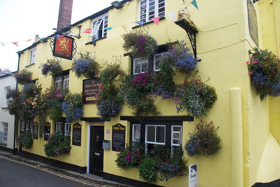 Golden Lion Pub in Padstow UK Photograph by Tom Wade