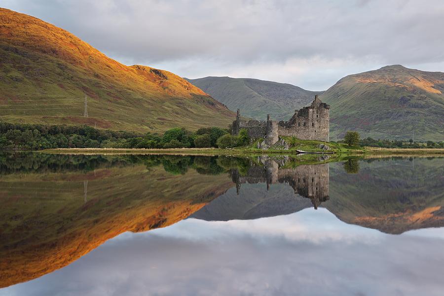 Golden Loch Awe Photograph by Stephen Taylor