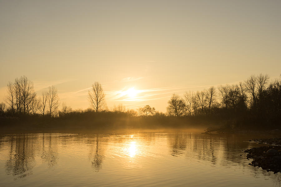 Golden Mist And Ripples - Enjoying One Fine Sunrise Photograph