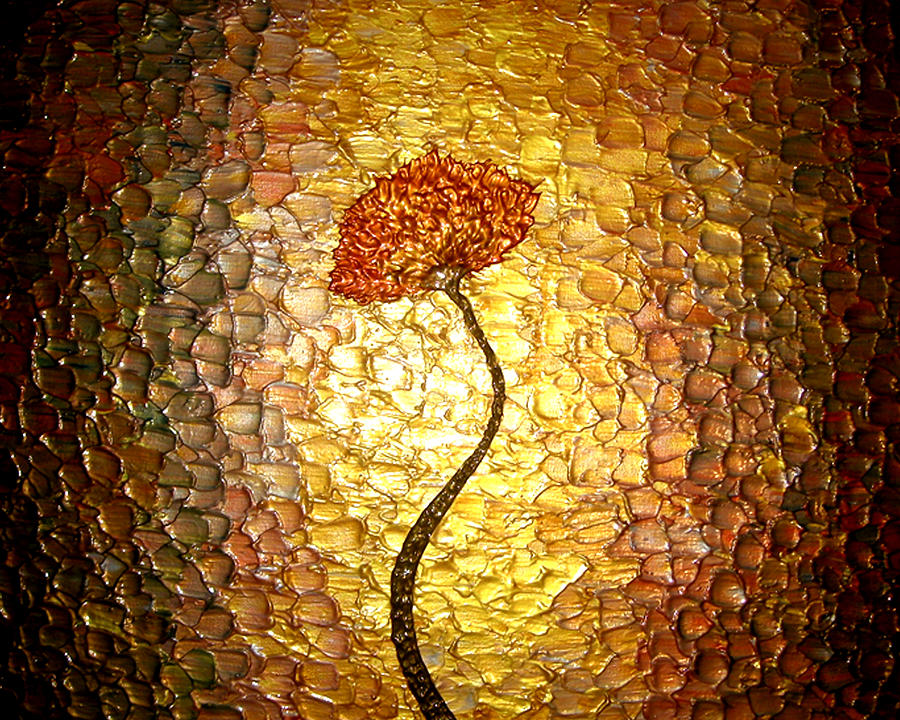 Rose Painting - Golden Morning by Daniel Lafferty