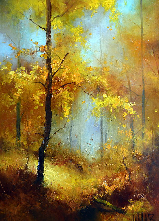 Golden Morning Painting by Igor Medvedev