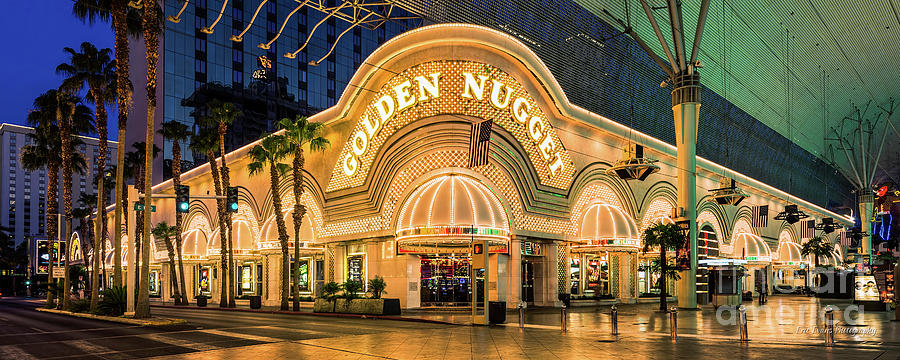 Las Vegas Photograph - Golden Nugget Casino Entrance by Aloha Art