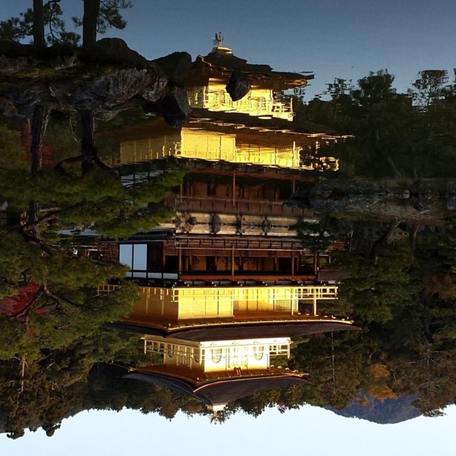 Kyoto Photograph - Golden Pavilion Kinkaku. #kyoto by Eric Ong