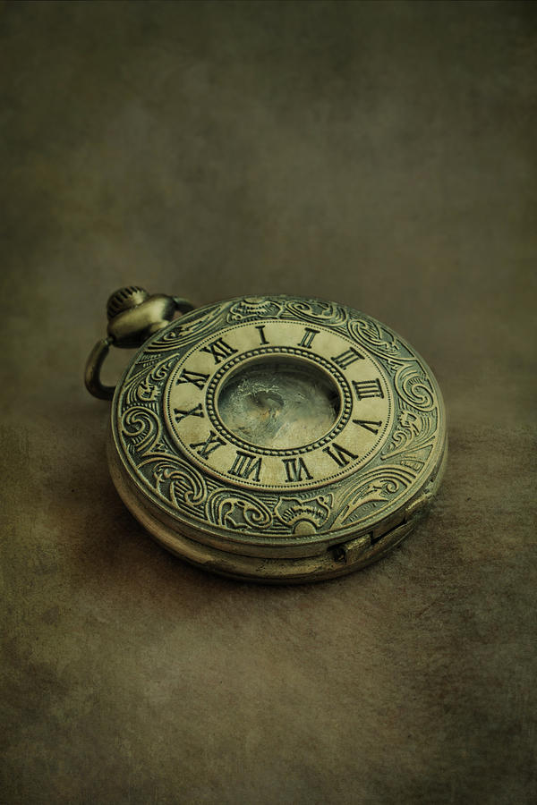 Golden pocket watch Photograph by Jaroslaw Blaminsky
