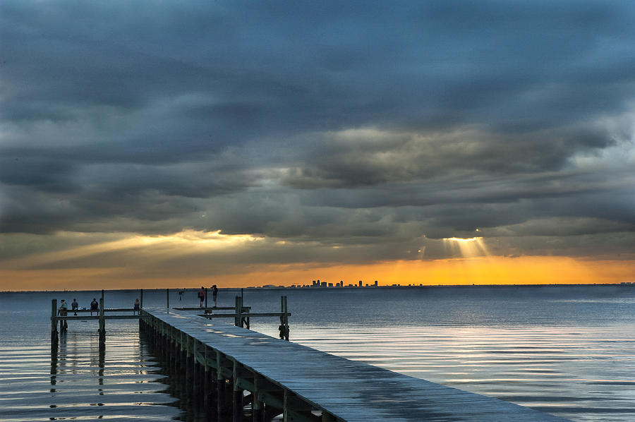 Sunset Photograph - Golden Rays by Norman Johnson Sunset Photograph - Golden Rays by Norman Johnson