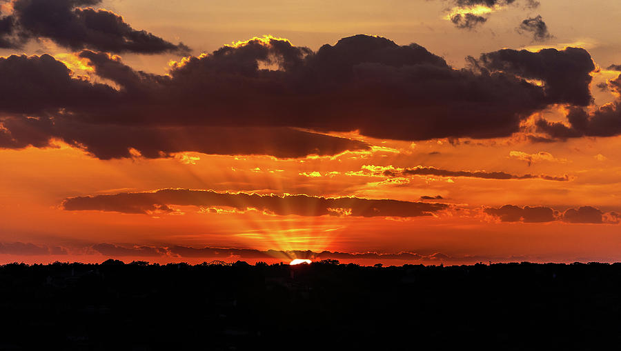 Golden Rays Of Sunset Photograph