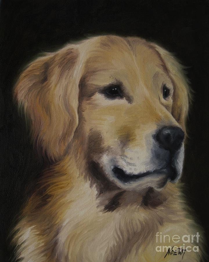 Dog Painting - Golden Retriever Nr.4 by Jindra Noewi