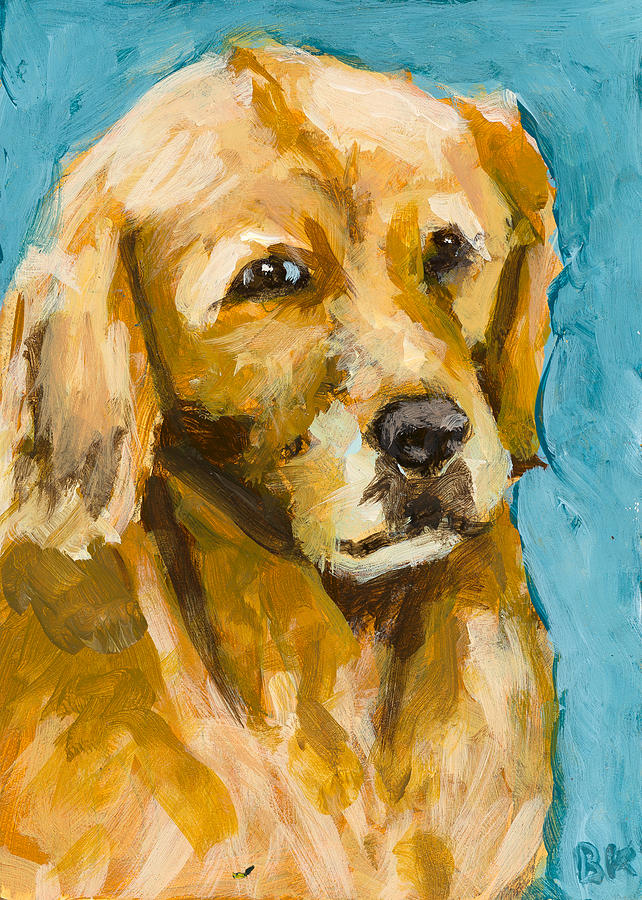 Golden Retriever Painting by Robert Keller - Fine Art America