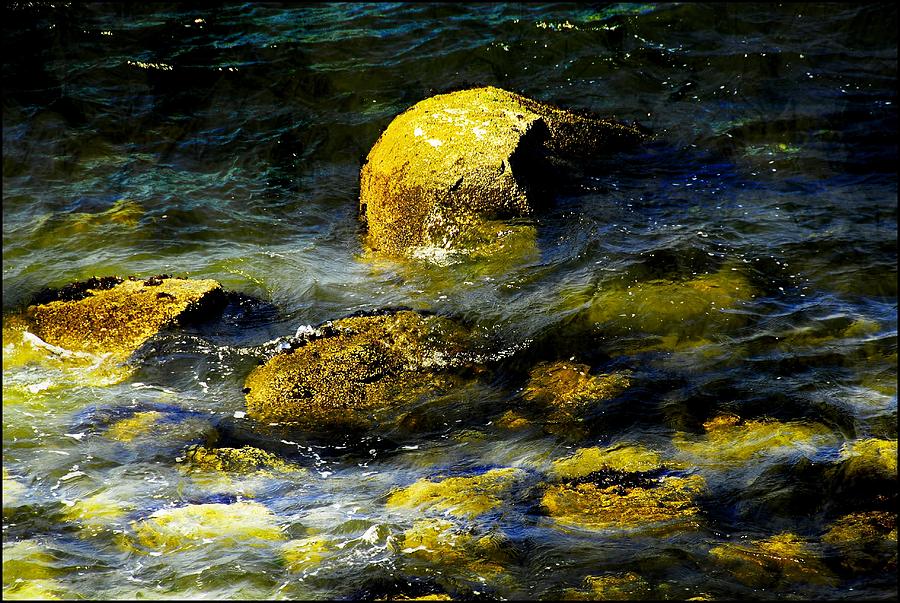 Golden Rocks Photograph by Bill Howard