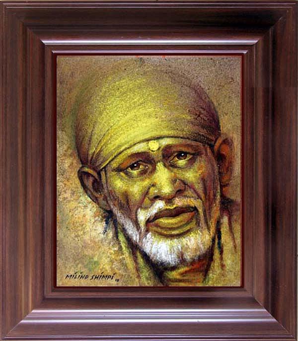 Golden-Sai Painting by Milind Shimpi - Fine Art America