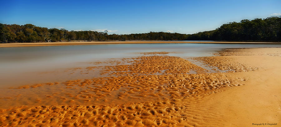 Golden sand 01 Photograph by Kevin Chippindall
