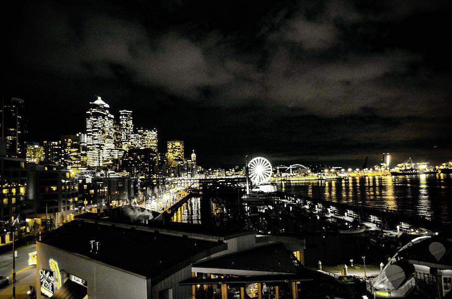 Golden Seattle Photograph by Aparna Tandon