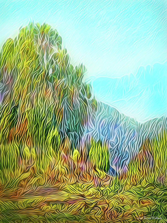 Golden State Mountain Vista Digital Art by Joel Bruce Wallach