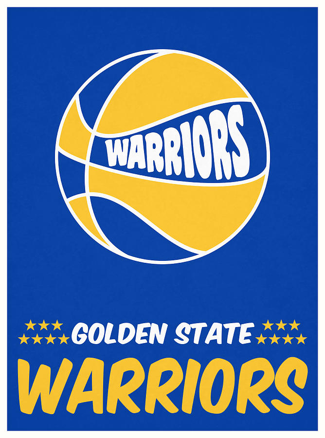 Golden State Warriors Vintage Basketball Art Mixed Media by Joe ...