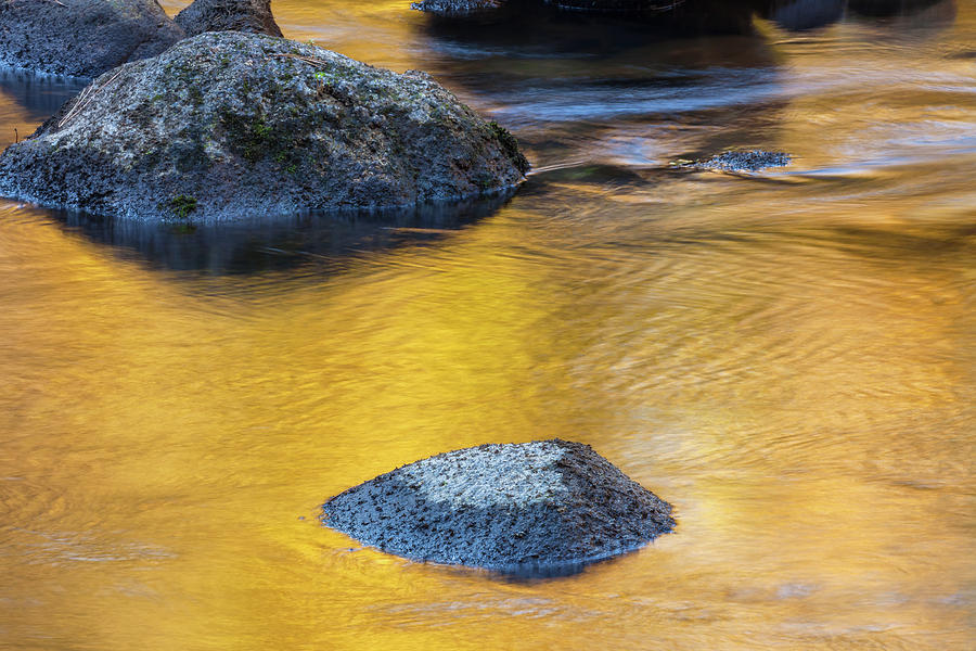 Golden Stream Photograph by Jonathan Nguyen