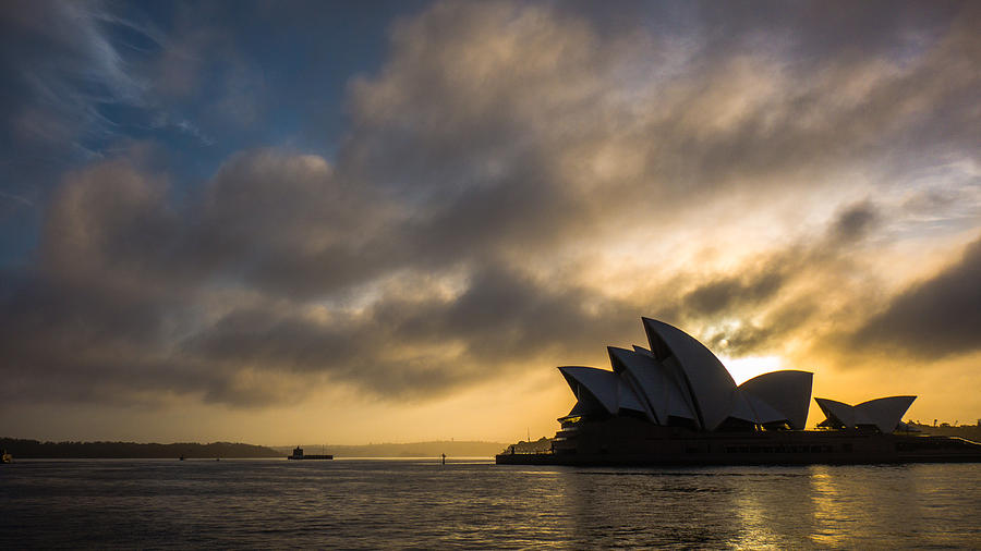 Golden Sunrise Sydney Opera House 2 Photograph by Lawrence S Richardson Jr
