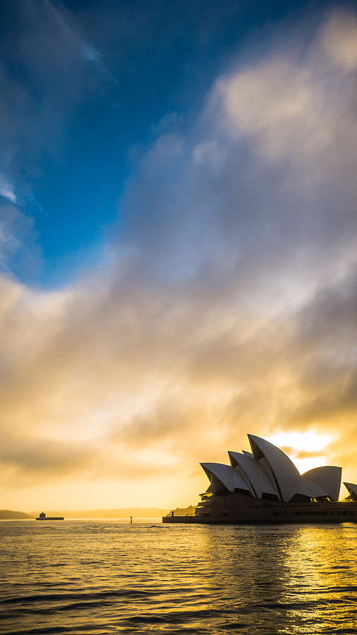 Golden Sunrise Sydney Opera House Photograph by Lawrence S Richardson Jr