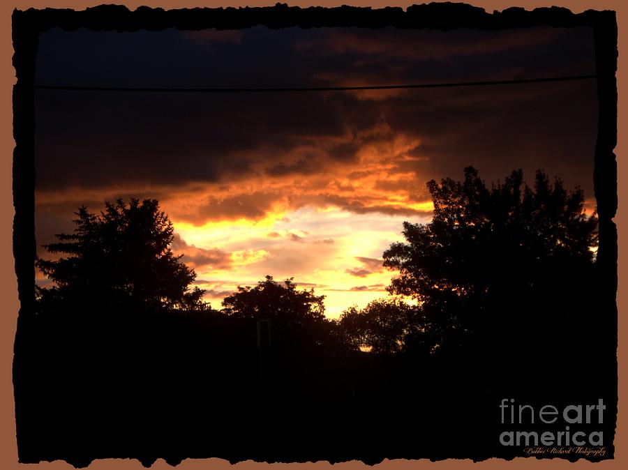 Golden Sunset Photograph by Bobbee Rickard - Fine Art America