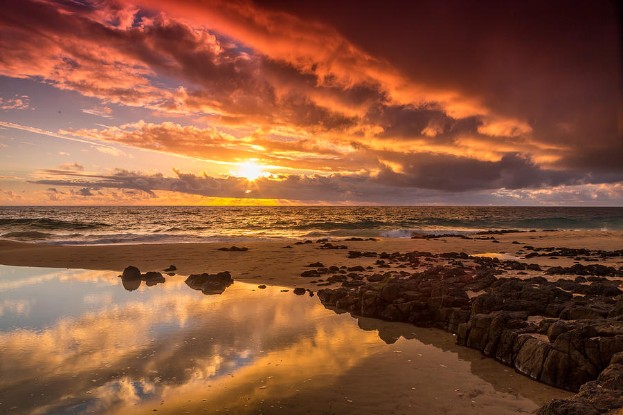 Golden Sunset Photograph by Robert Caddy