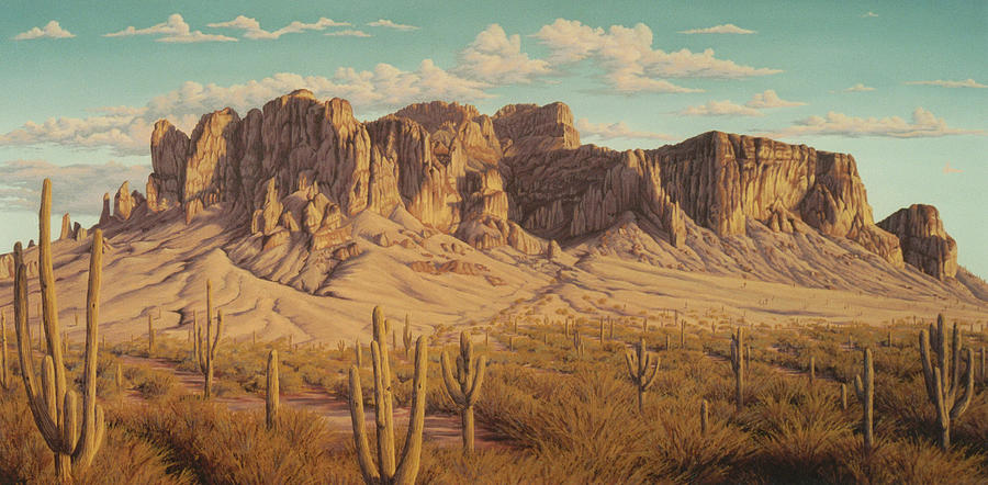 Golden Superstitions Painting by Cheryl Fecht