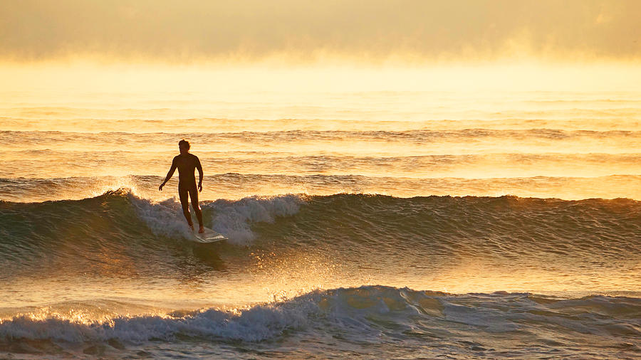 Golden Surfer Photograph by Lawrence S Richardson Jr