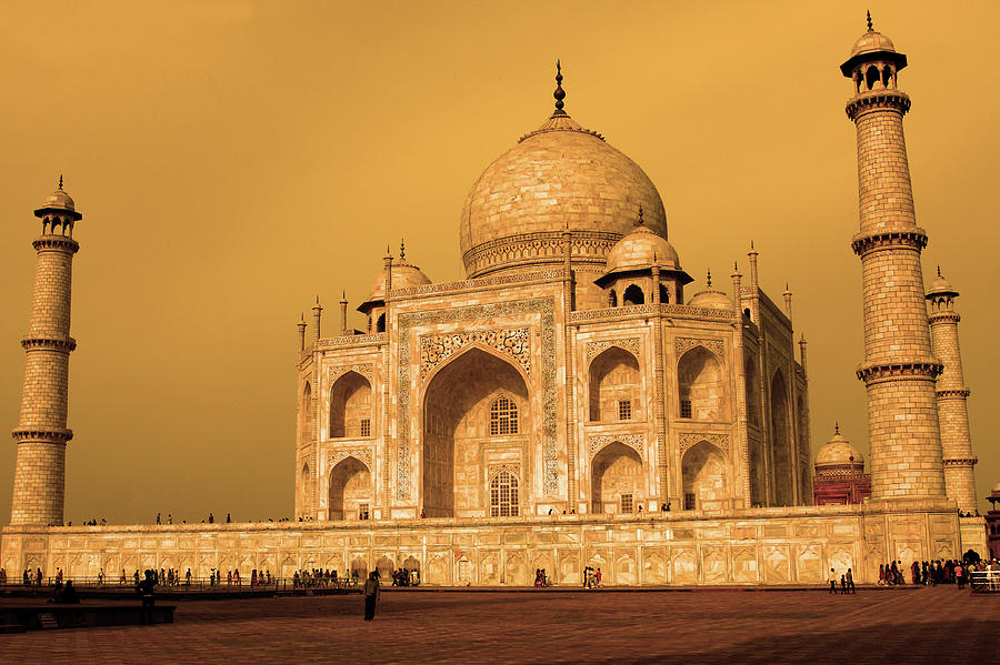 Golden Taj Mahal  Photograph by Aidan Moran