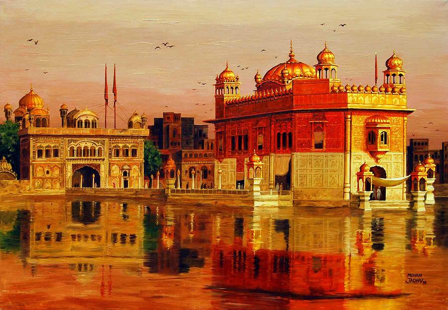 Golden Temple India Painting By Mohan Jadhav - Fine Art America